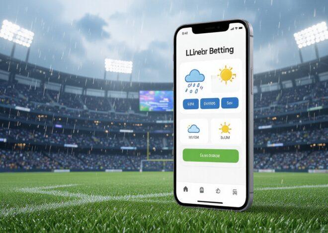 The influence of weather conditions on live betting odds