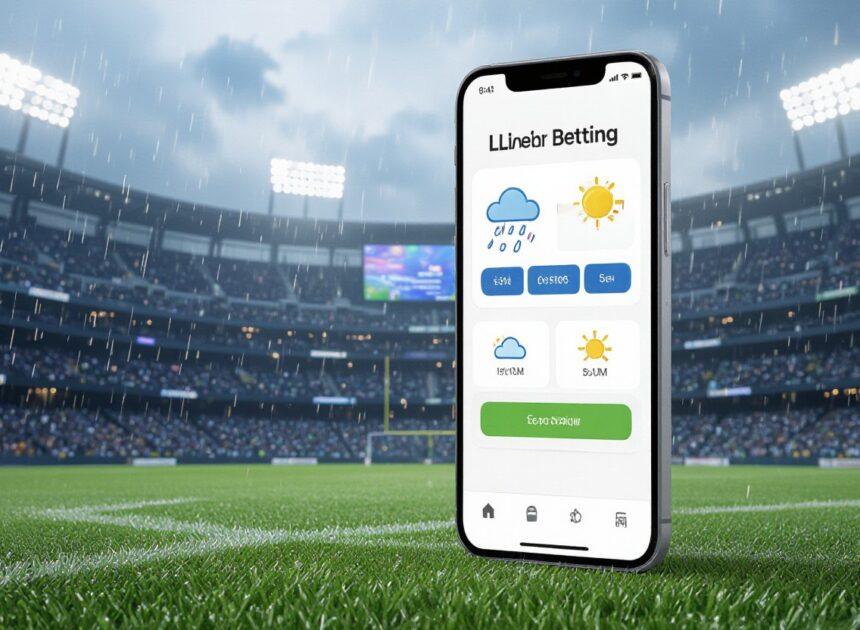 The influence of weather conditions on live betting odds