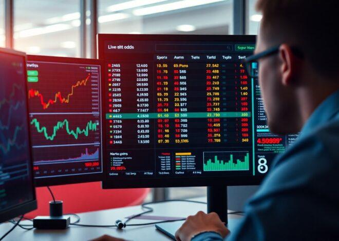 The Role Of Data And Algorithms In Shaping Live Betting Odds